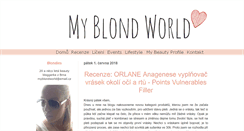 Desktop Screenshot of myblondworld.com